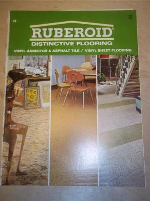 Gaf Ruberoid Co Catalog Flooring Vinyl Asbestos Tile 1967 Ebay