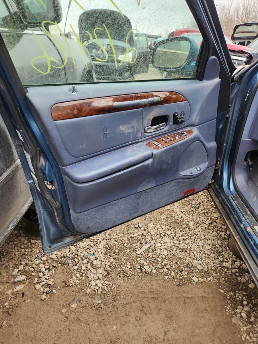 Complete BLUE 1998-2002 Lincoln Town Car Front Driver LH Door