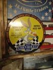 VINTAGE PORCELAIN CHEVROLET 63 IMPALA 409 425HP BUGS BUNNY HORSEPOWER SIGN CARBS