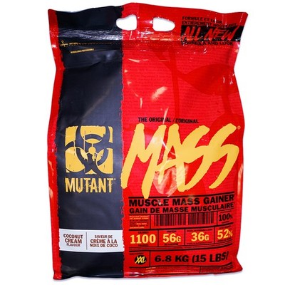 (9,85 EUR/kg) Mutant Mass 6800g Beutel Weight Gainer Kohlenhydrate Eiweiß
