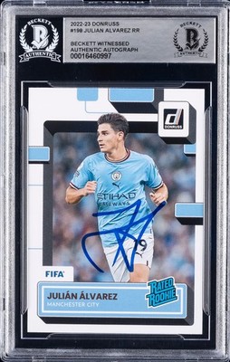 2022-23 Panini Donruss Soccer Julian Alvarez #198 Rated Rookie