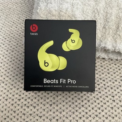 New Sealed Beats Fit Pro True Wireless Noise Cancelling Earbuds - Volt Yellow