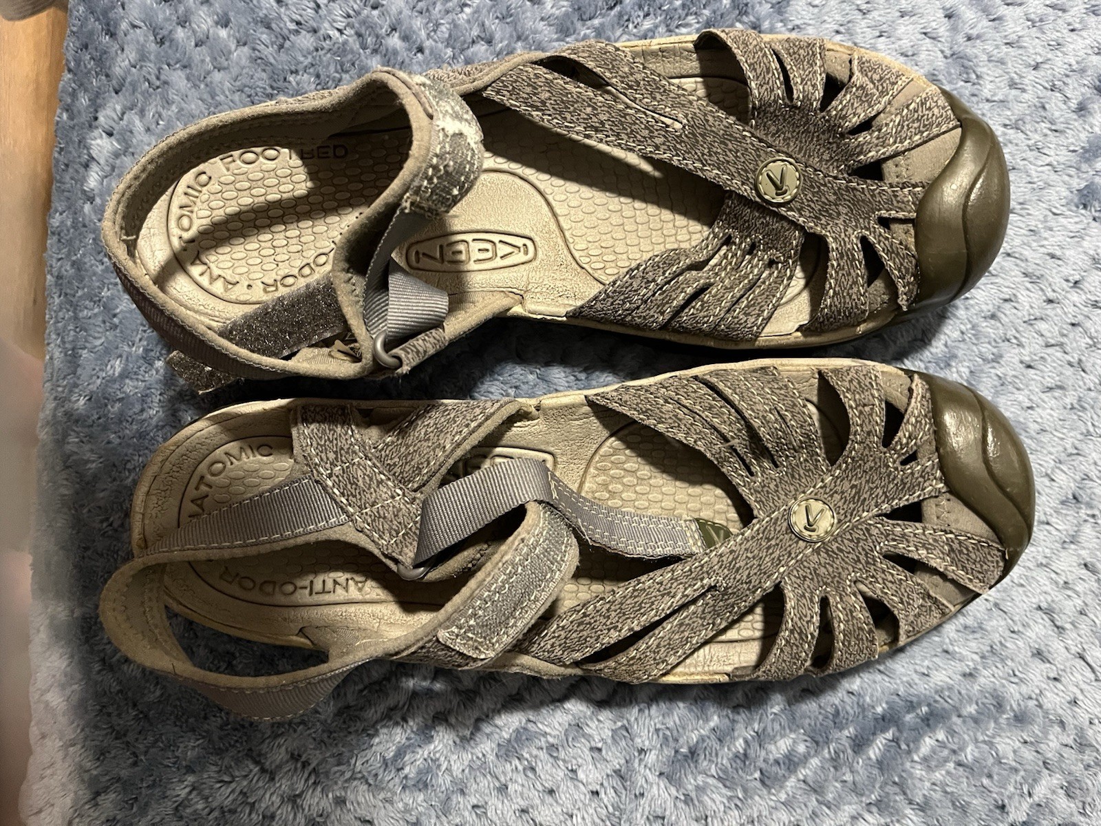 Keen Newport H2 Womens Hiking Sandal Size 10 Blue Waterproof Trail Outdoor Shoes