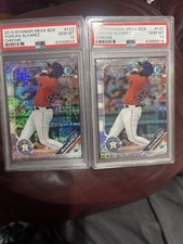 2 Yordan Alvarez 2019 Bowman Chrome Mega Box #123 PSA 10n Rookie cards