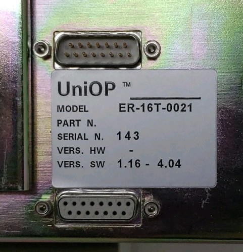 EXOR - UNIOP HMI ER-16T 0021 User Machine Interface Industrial Touch Screen NIB - Picture 7 of 11