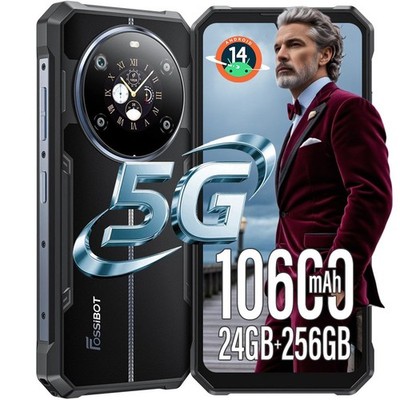 5G FOSSiBOT F109 Outdoor Smartphone 24GB+256GB 6,75 Zoll 10600mAh Android Handy