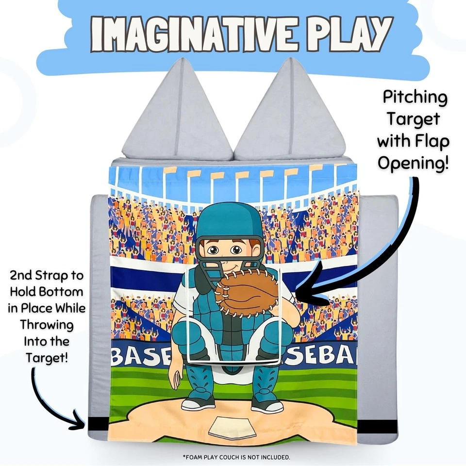 Painel de jogos para sofá infantil de espuma sofá infantil (bebol) - Imagem 4 de 4