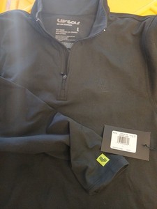 New LIV Golf Club GC League Logo 1/4 Quarter Active Zip Logo Pullover Large L