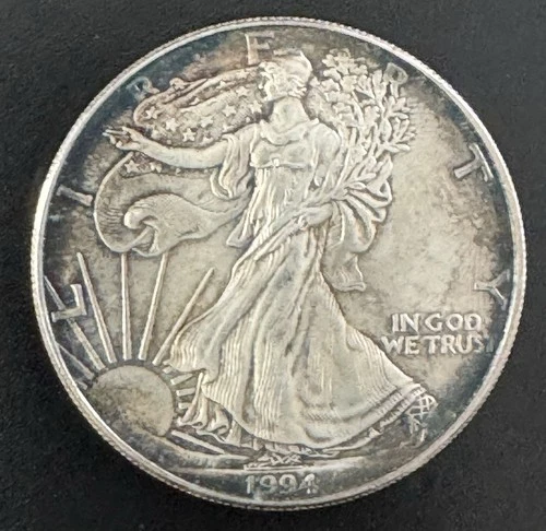 1994 American Silver Eagle 1oz Fine Silver One Dollar