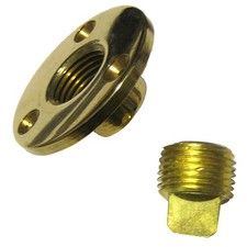 Perko Garboard Drain & Drain Plug Assy Cast Bronze/Brass MADE IN THE USA -