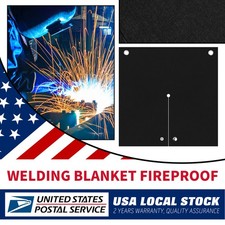 2PCS Welding Blanket Fireproof Heat Resistant Flame Retardant Fabric Carbon Felt