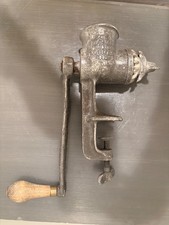 Antique L.F. & C. Universal No. 1 Food Chopper – 1897 Patent Cast Iron Meat Grin