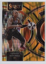 2024 Panini Select WNBA Premier Level Gold Flash Prizm 9/10 Tiffany Mitchell 3d3