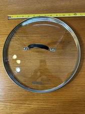 Tramontina Replacement Clear Glass Stock Pot Fry Pan Lid Inside Diameter 11 5/8”