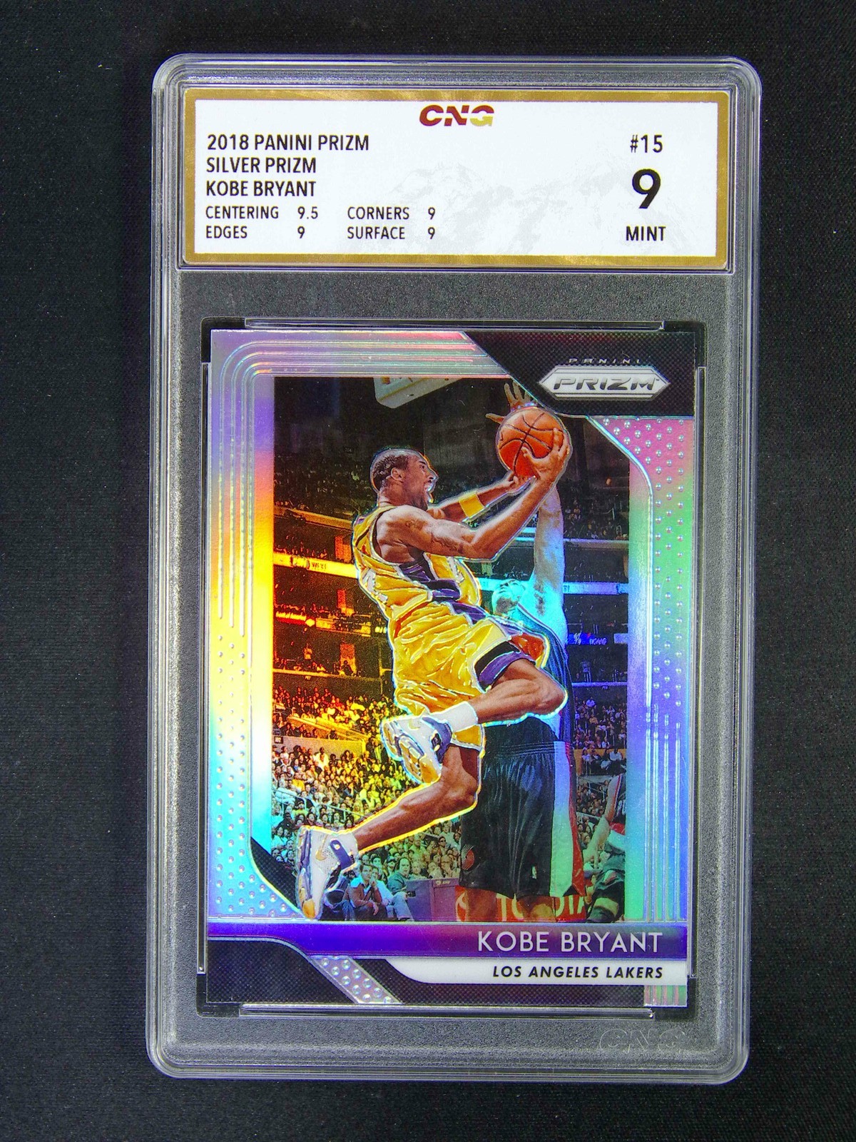 2018-19 Panini Prizm Kobe Bryant #15 Silver