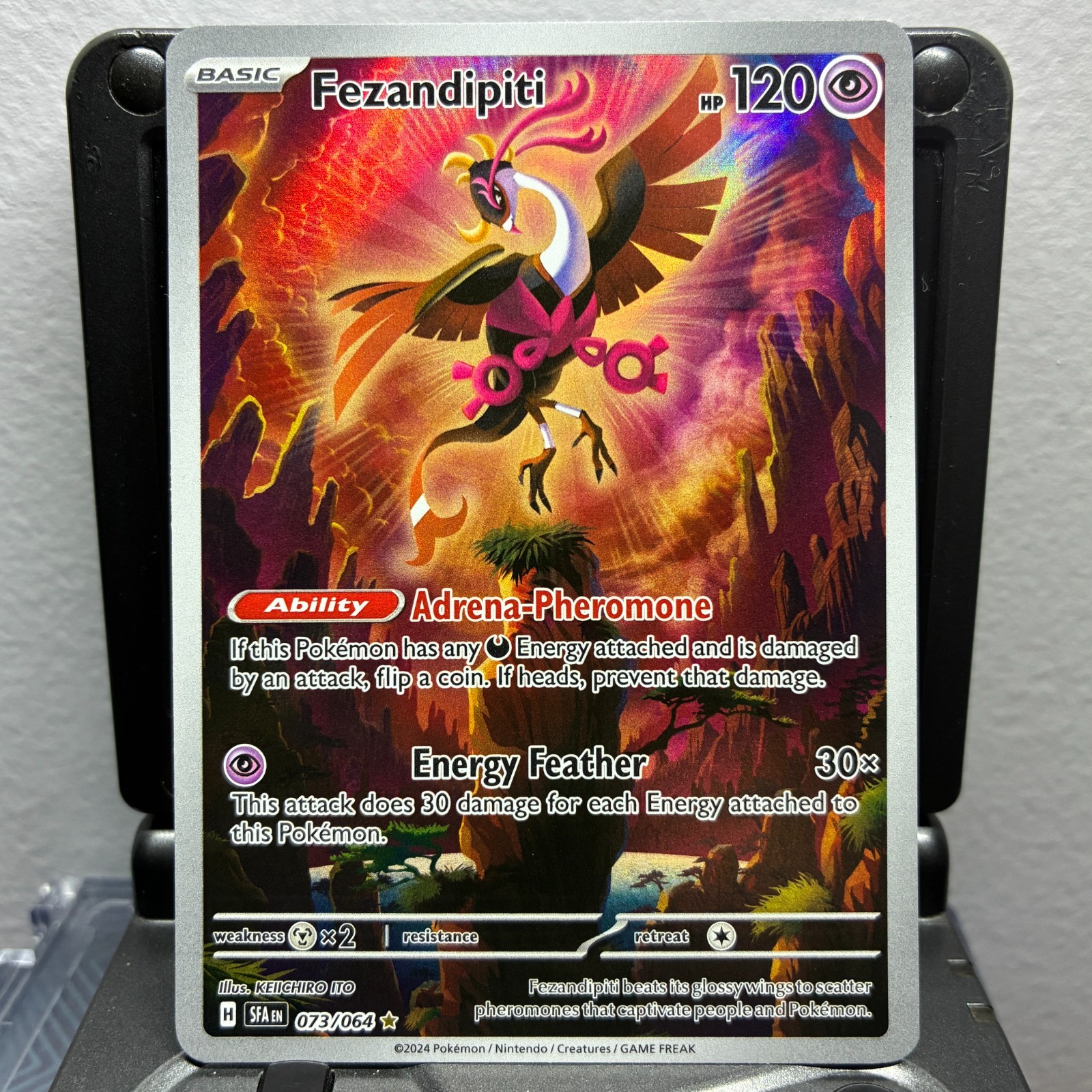Fezandipiti - 073/064 - Pokémon Shrouded Fable 2024 - Illustration Rare NM