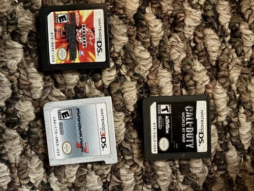 Nintendo Da 3 Games:call Of Duty World Of War, Bakugon, Mario Cart 7