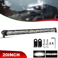 20 Inch Led Light Bar 22 Spot Flood Combo For Jeep Truck Offroad 4wd Atv Suv