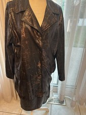 2XL Retro 70s Suit Groovy Gnarly Banging Reptile Snake 2 pc Jacket Skirt Plus