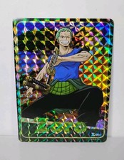 One Piece Zoro Holographic Trading Sticker Style 1