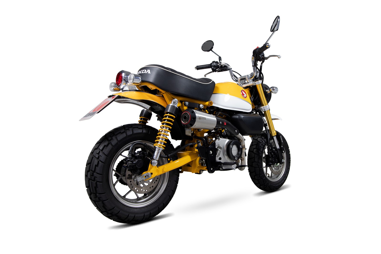 Honda Monkey 18-24 Scorpion Exhaust Brushed Stainless Full System PHA193SYSSEO