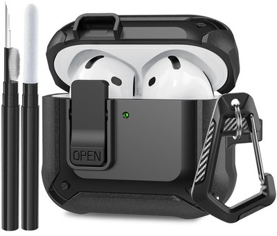 Funda Protectora Para AirPods 4 2024 Case Cover Estuche Cubierta Color Negro