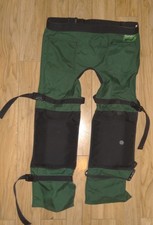 Muscle & Arm Farm GreenJeans farm and garden chaps Built in Knee Pads, SZ. ML