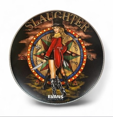 Slaughter Hair Metal Band  Still Stickin It To Ya  Evans 14  Drumhead 2024