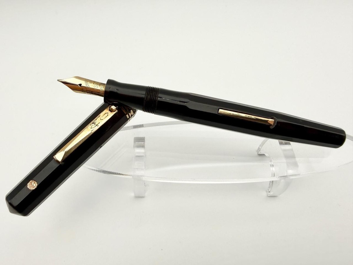 筆記具 Wahl Eversharp Doric WAHL EVERSHARP DORIC STANDARD ROLLER CLIP FOUNTAIN PEN EF 14K | eBay