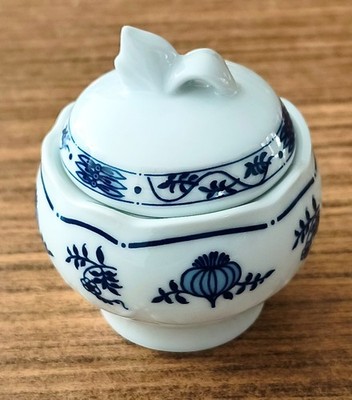 Zuckerdose von KAHLA  - Zwiebelmuster Blau Weiß - Dishwasher Safe
