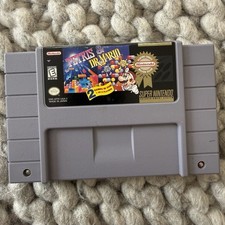 🔥Tetris and Dr. Mario Nintendo SNES Cartridge Only Tested, Works,Players Choice
