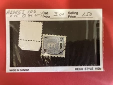 Portugal Açores Used Stamp 1906 King Carlos I #101