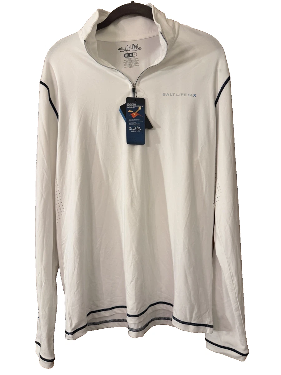 Chemise soleil/pêche XXL Salt Life SLX manches longues UVapor UPF 50