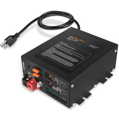 55 Amp RV Converter, 110Vac to 12Vdc Power Converter & Battery Charger with 4...