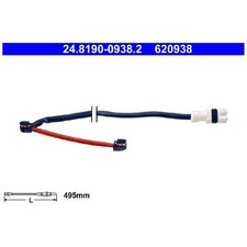 Warnkontakt Bremsbelagverschleiß vorne für Porsche 911 996 997 | 24652707