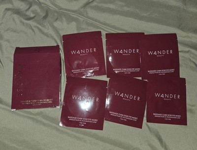 New Wander Beauty Baggage Claim Eye Masks - Gold (6 pair)