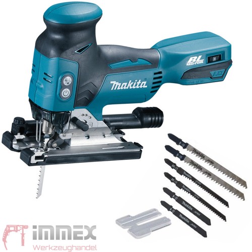 Makita Akku-Combo Set 18V DHP482 DHR243 ML003 DTM51 DJV181 DGA511 DSS501 DBO180 - Bild 4 von 10