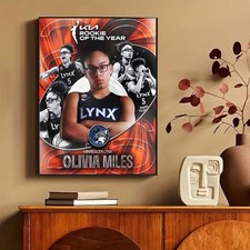 Olivia Miles Minnesota Lynx 2026 WNBA Rookie Of The Year Poster