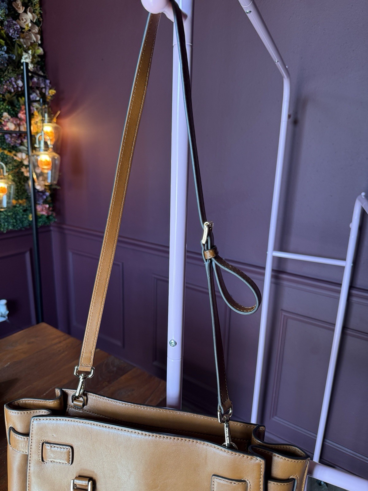 Michael Kors Large Leather Satchel Authentic - image 6