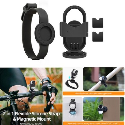 Flexibler Fixgurt Erweiterung Strap Magnetisch Halterung für Insta360 GO 3S/GO 3