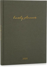 Beautiful 2025 Appointment Book Planner - Sturdy Linen Daily Planner & Weekly Ca