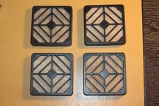 4pcs Axial Fan 8cm Dust Filter Guard for PC Computer