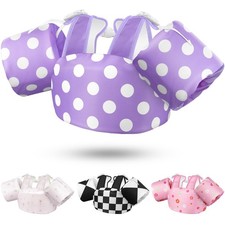 Vvinca Toddler Swim Vest for Kids 2866 lbs, Toddler Floaties Puddle Pool Floa...