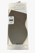Spa Bella Black Memory Foam Anti-Stress Therapy Eye Pillow Sleep Mask. New