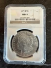 1879-S $1 Morgan Silver Dollar NGC MS63