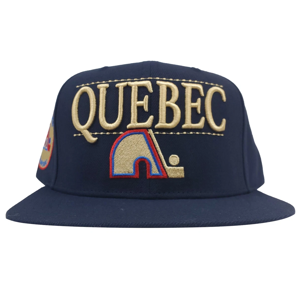 Casquette Snapback Québec Nordiques, LNH, CCM, Bleu, Homme, Rétro, Occasion