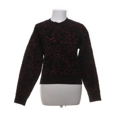 Diane von Furstenberg, Strickpullover, Größe: XS, Rot/Schwarz, Leopard #8W0