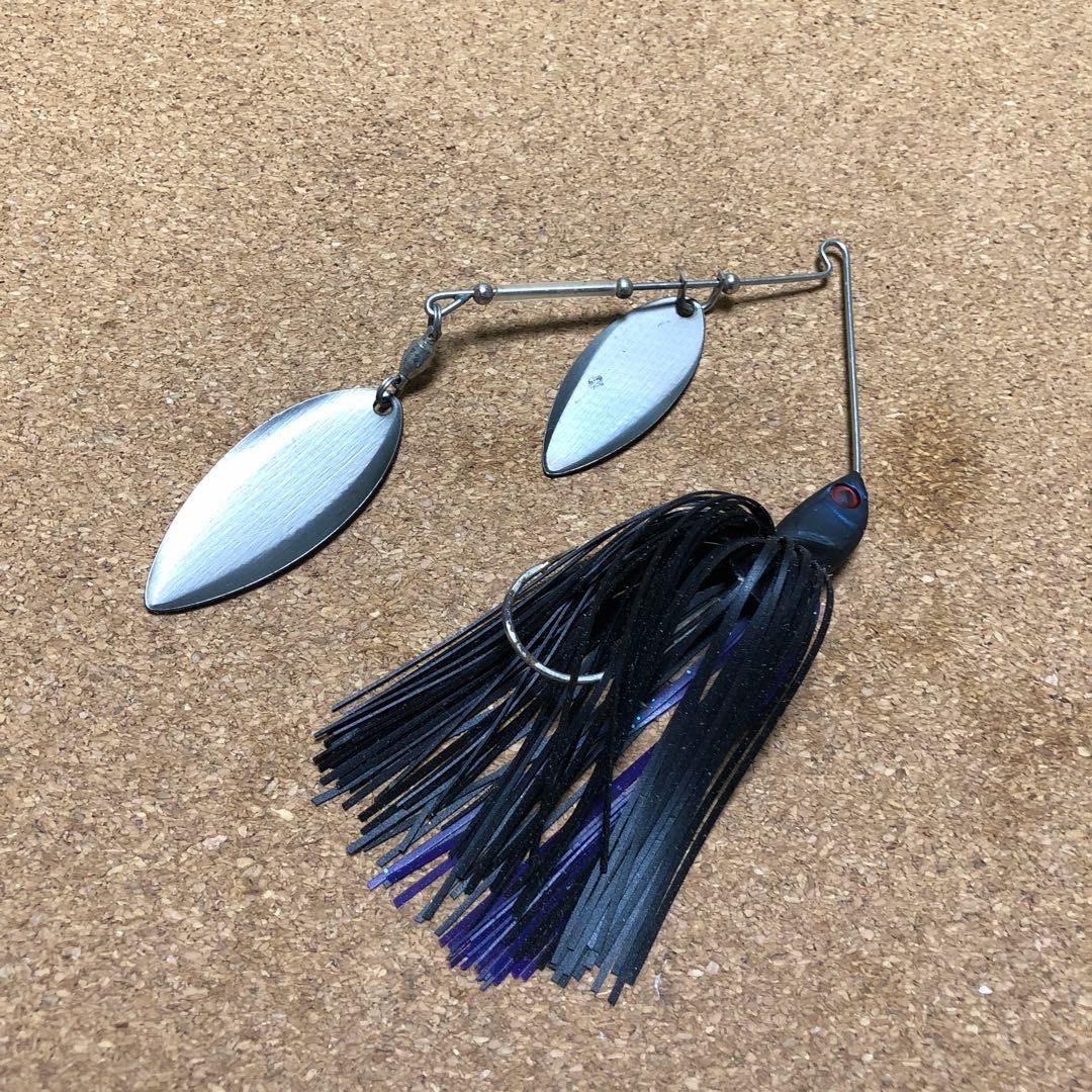 JACKALL Dooon Spinnerbait Set 23g Pink/Black/White Fishing Lures, Used - Image 8