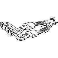 Bosal Katalysator FüR Ford Focus II Da_ HCP DP 1.6 Ti DM2 BA7 090-633