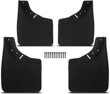 Set Of 4 Mud Flaps For Chevrolet Gmc C1500 C2500 K1500 K2500 Trucks 1995-1999 Set Of 4 Mud Flaps For Chevrolet Gmc C1500 C2500 K1500 K2500 Trucks 1995-1999